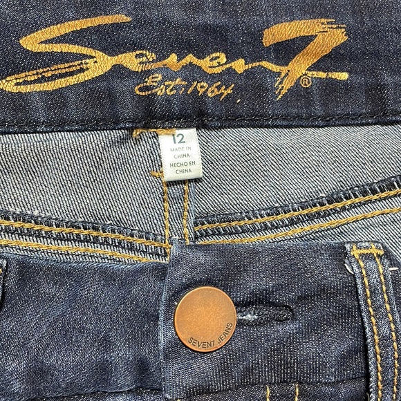 Seven7 Women's Tummyless High Rise Skinny Jeans. Very Good Condition. Size 12. - Picture 7 of 14